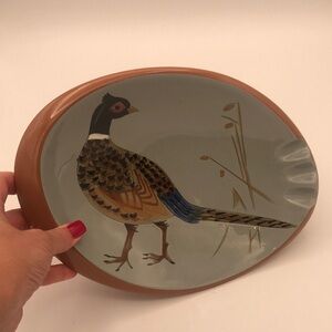 Vintage 50's Stangl Pottery‎ Pheasant Ashtray 3926C